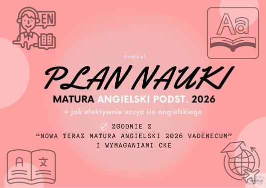 PLAN NAUKI- ANGIELSKI PODST. ❗️grudzień-kwiecień❗️ *wymagania cke matura 2026*