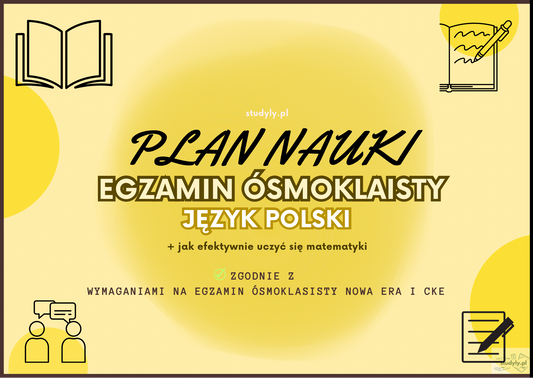 PLAN NAUKI- POLSKI ❗️grudzień-kwiecień❗️ *wymagania cke egzamin 8-klasisty*