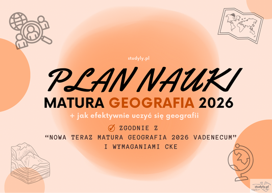 PLAN NAUKI- GEOGRAFIA ❗️grudzień-kwiecień❗️ *wymagania cke matura 2026*