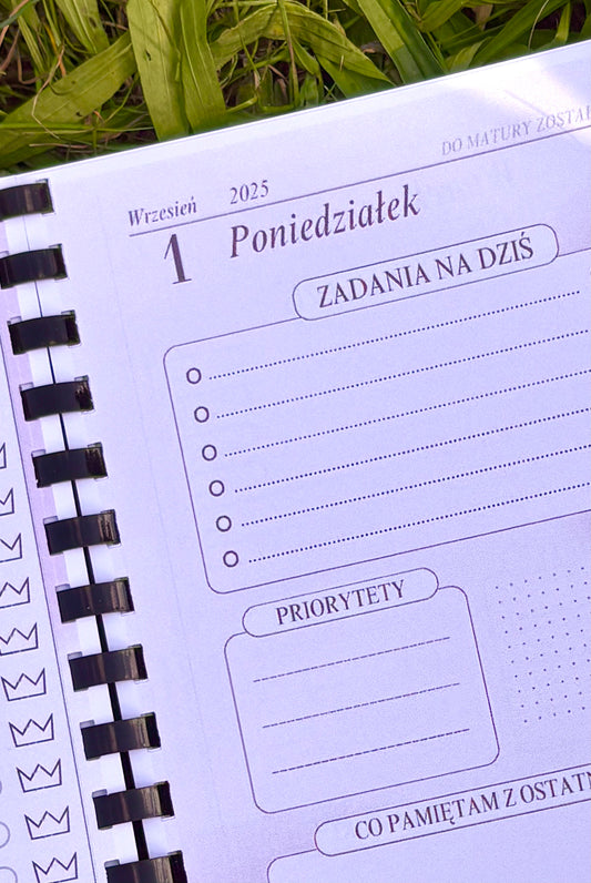 PLANER MATURALNY + wybrany plan nauki GRATIS!!!