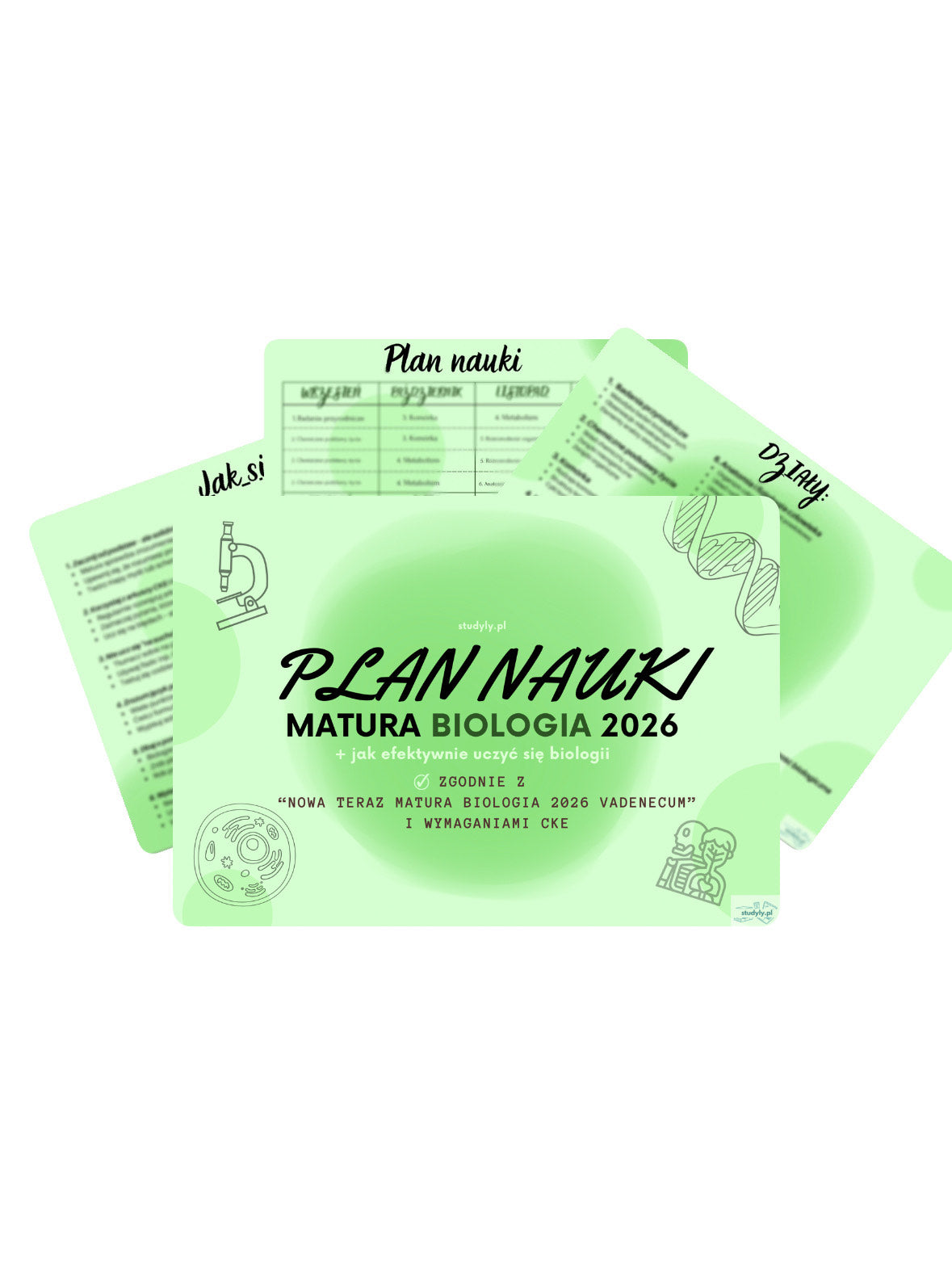 PLAN NAUKI- BIOLOGIA *zgodnie z wymaganiami cke matura 2026*