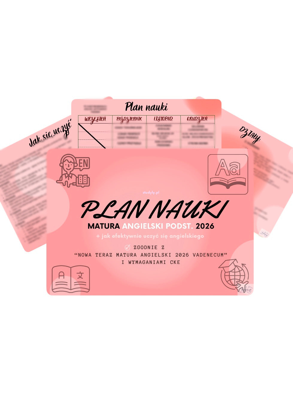PLAN NAUKI- ANGIELSKI PODST. ❗️grudzień-kwiecień❗️ *wymagania cke matura 2026*