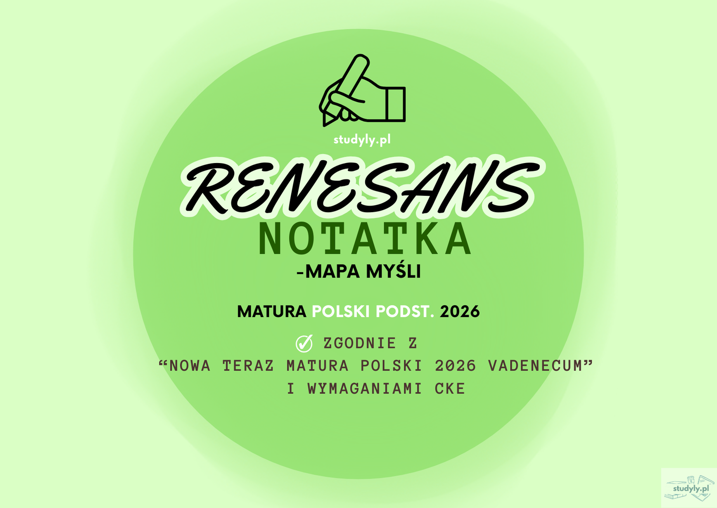NOTATKA- RENESANS PDF *zgodnie z wymaganiami CKE*