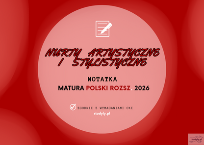 NOTATKA- NURTY ARTYS. I STYLIS. PDF *zgodnie z wymaganiami CKE*