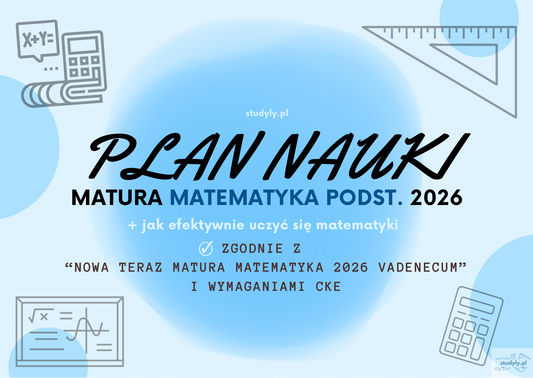 PLAN NAUKI- MATEMATYKA *zgodnie z wymaganiami cke matura 2026*
