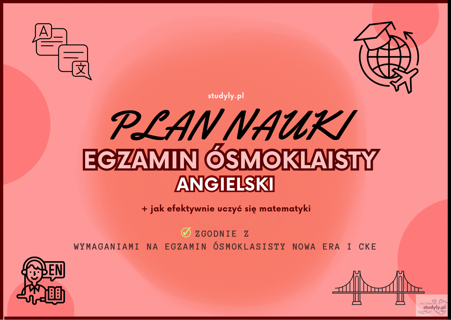 PLAN NAUKI- ANGIELSKI ❗️grudzień-kwiecień❗️ *wymagania cke egzamin 8-klasisty*