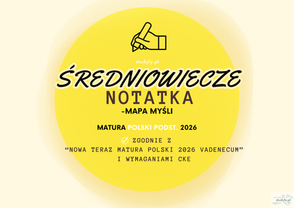 NOTATKA- ŚREDNIOWIECZE PDF *zgodnie z wymaganiami CKE*
