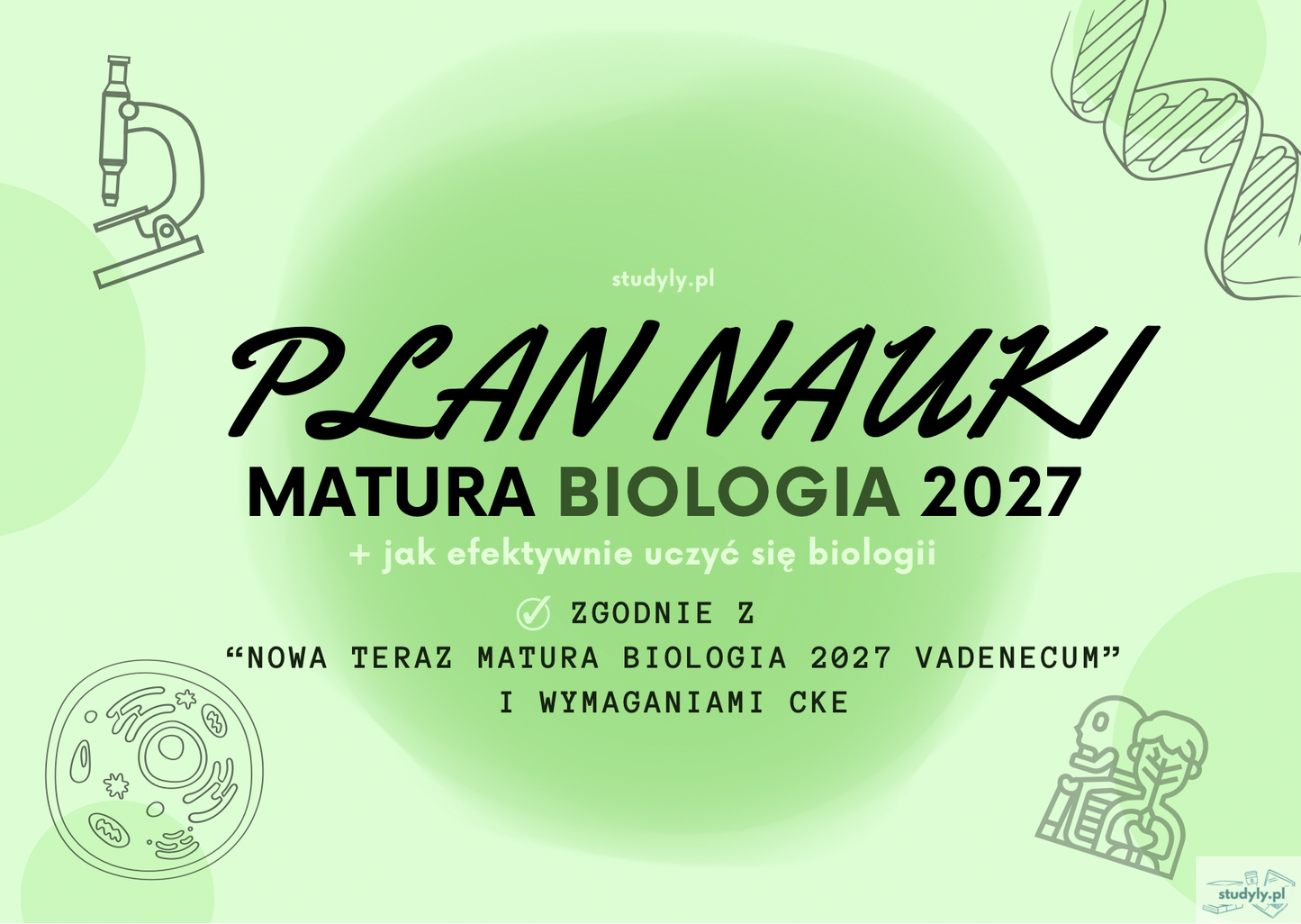 PLAN NAUKI - BIOLOGIA ‼️                             *wymagania cke matura 2027*