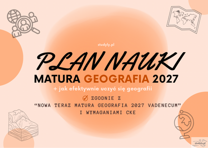 PLAN NAUKI - GEOGRAFIA ‼️                              *wymagania cke matura 2027*