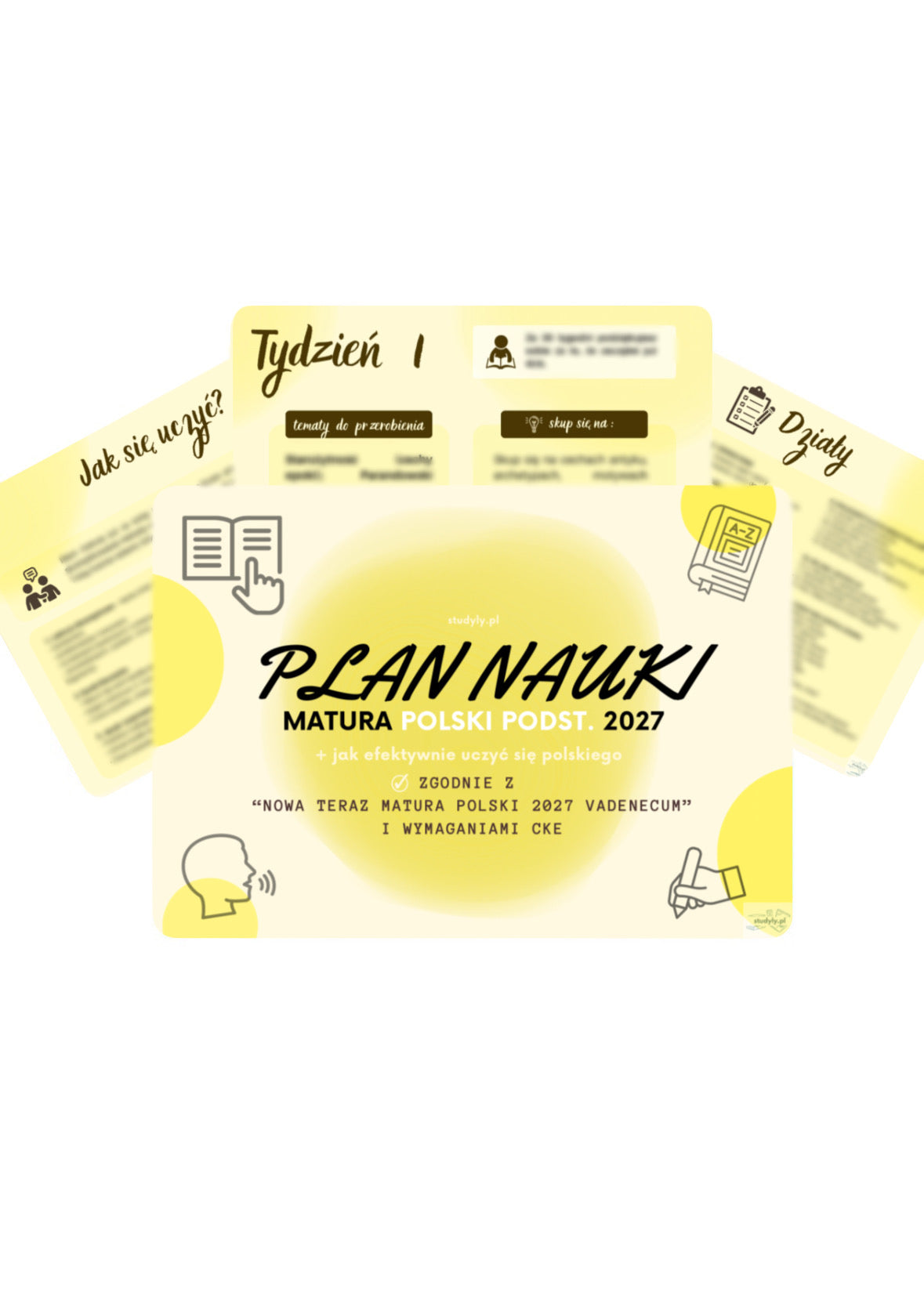 PLAN NAUKI - POLSKI PODST. ‼️                              *wymagania cke matura 2027*