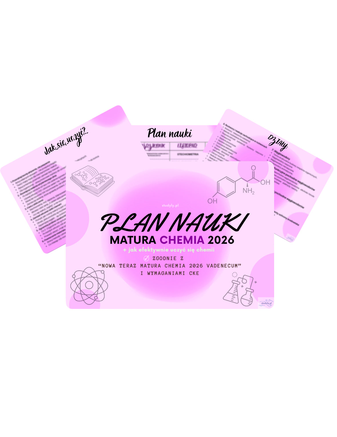 PLAN NAUKI- CHEMIA *zgodnie z wymaganiami cke matura 2026*